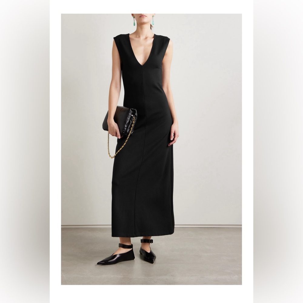 LESET Rio V Neck Maxi Dress